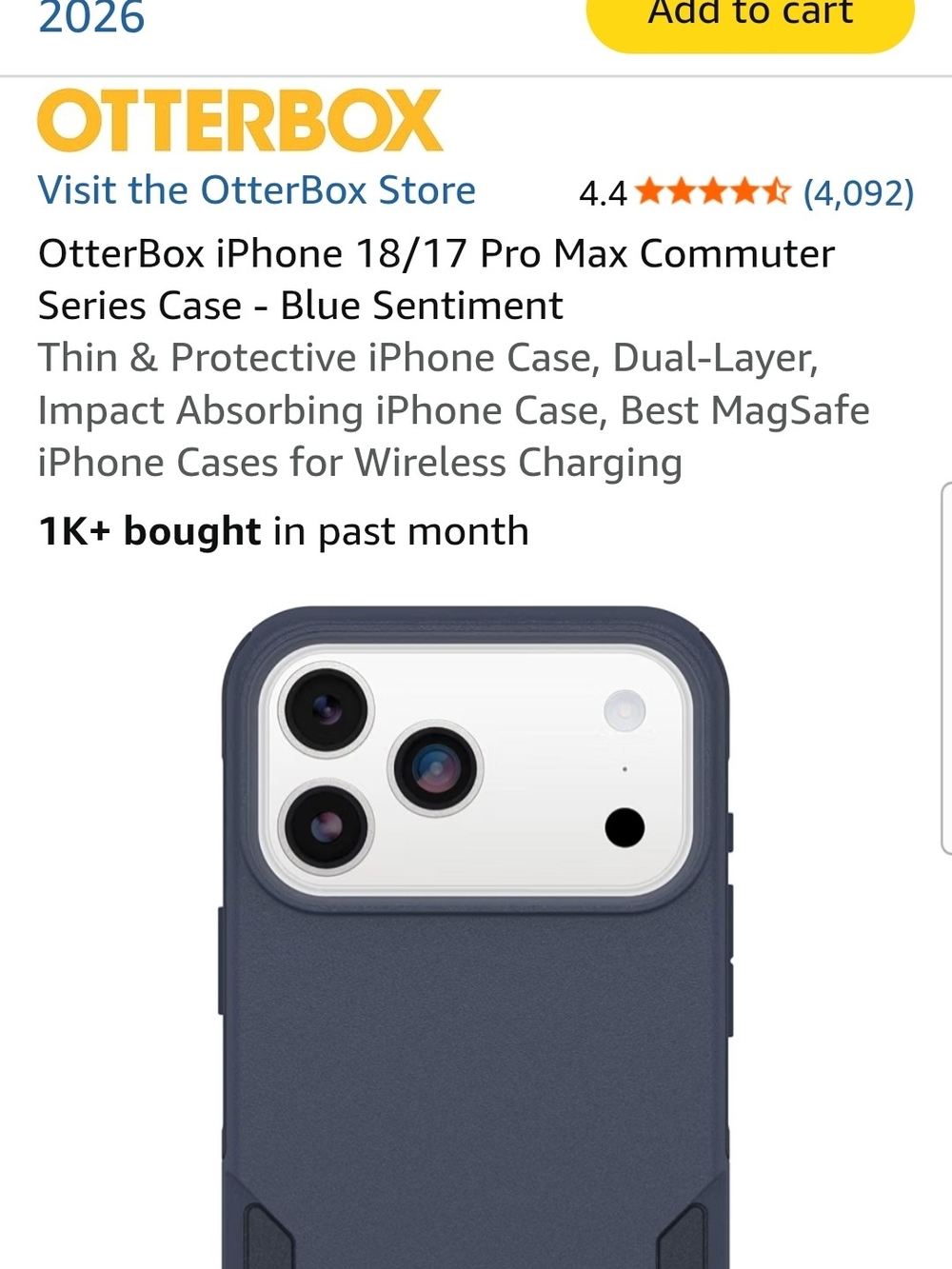 OtterBox Commuter Series iPhone Case in Blue
